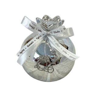 Ασημί ρόδι γούρι