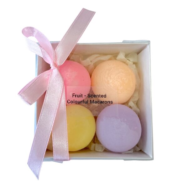 Αρωματικά Μακαρόν από Φυτικό Κερί με άρωμα φρούτων Αρωματικά Μακαρόν από Φυτικό Κερί με άρωμα φρούτων