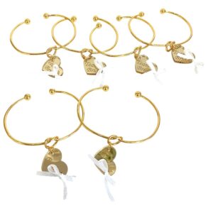 Βραχιόλι Bachelor “Bride” – Μεταλλικό με Plexiglass Καρδιά - Image 3