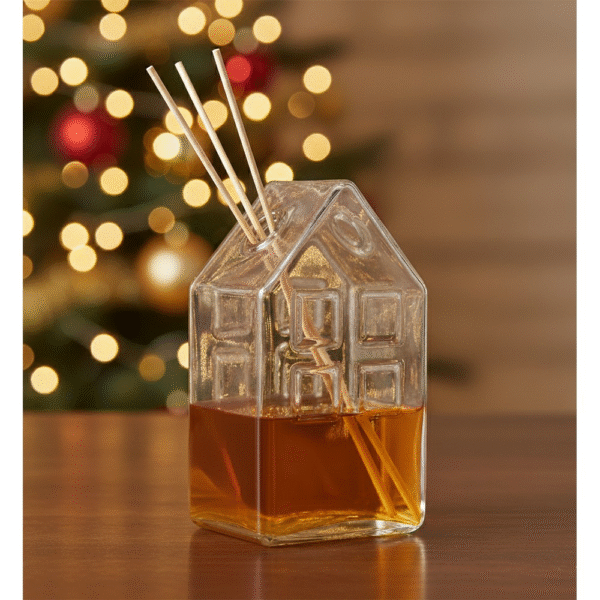 Γυάλινο Βάζο Σπιτάκι