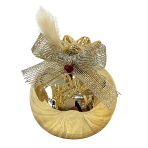 Χρυσό Ρόδι – Γούρι «Καλή Χρονιά» με Φιόγκο & Διακοσμητικό Στοιχείο