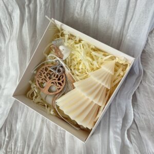 Χειροποίητο Κερί Δέντρο & Γούρι 2026 σε Συσκευασία Δώρου