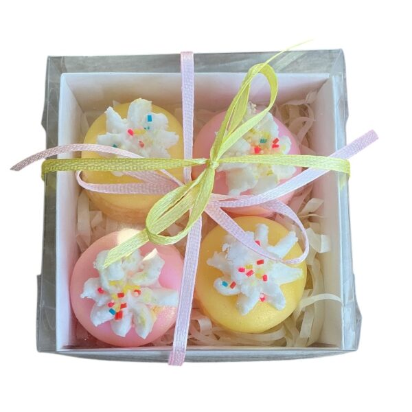 Χειροποίητα Wax Melts Macaroons – Μπανάνα, Φράουλα & Καραμέλα Βουτύρου
