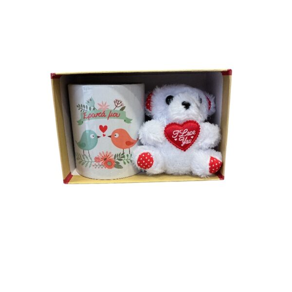 Σετ δώρου κούπα-αρκουδάκι