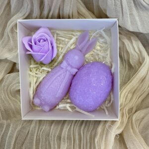 Χειροποίητο Αρωματικό Σετ Δώρου – Λαγουδάκι & Αυγό - Image 2